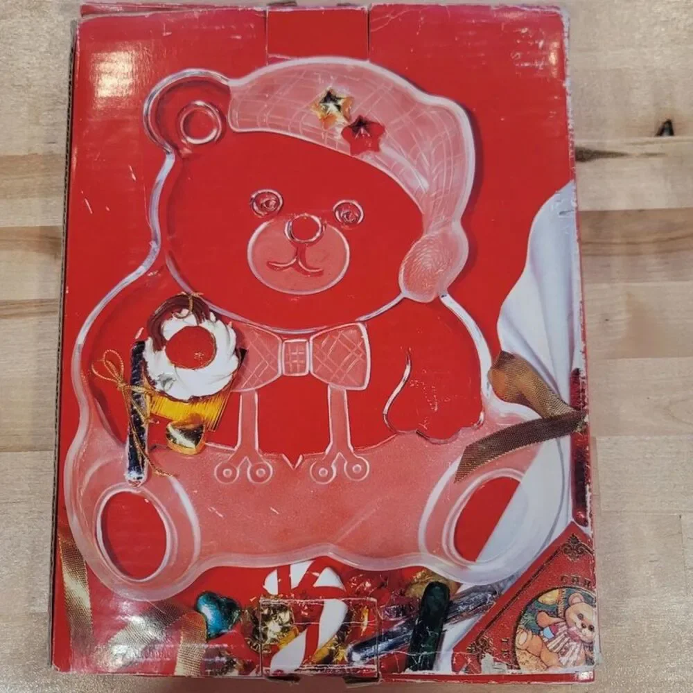 Mikasa Holiday Bear Crystal Platter 11
